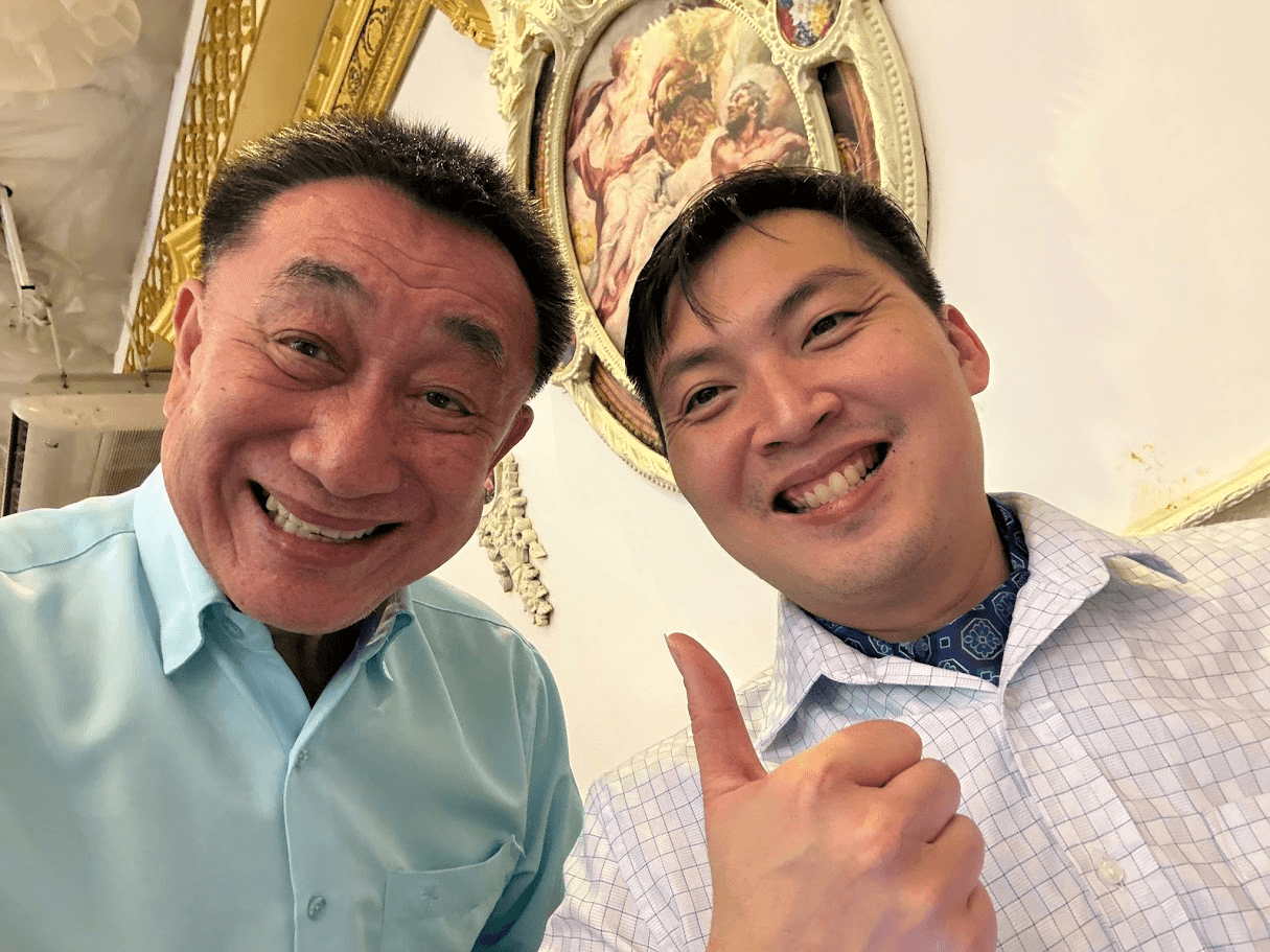 Mark Koh with Dr Sopon Pornchokchai