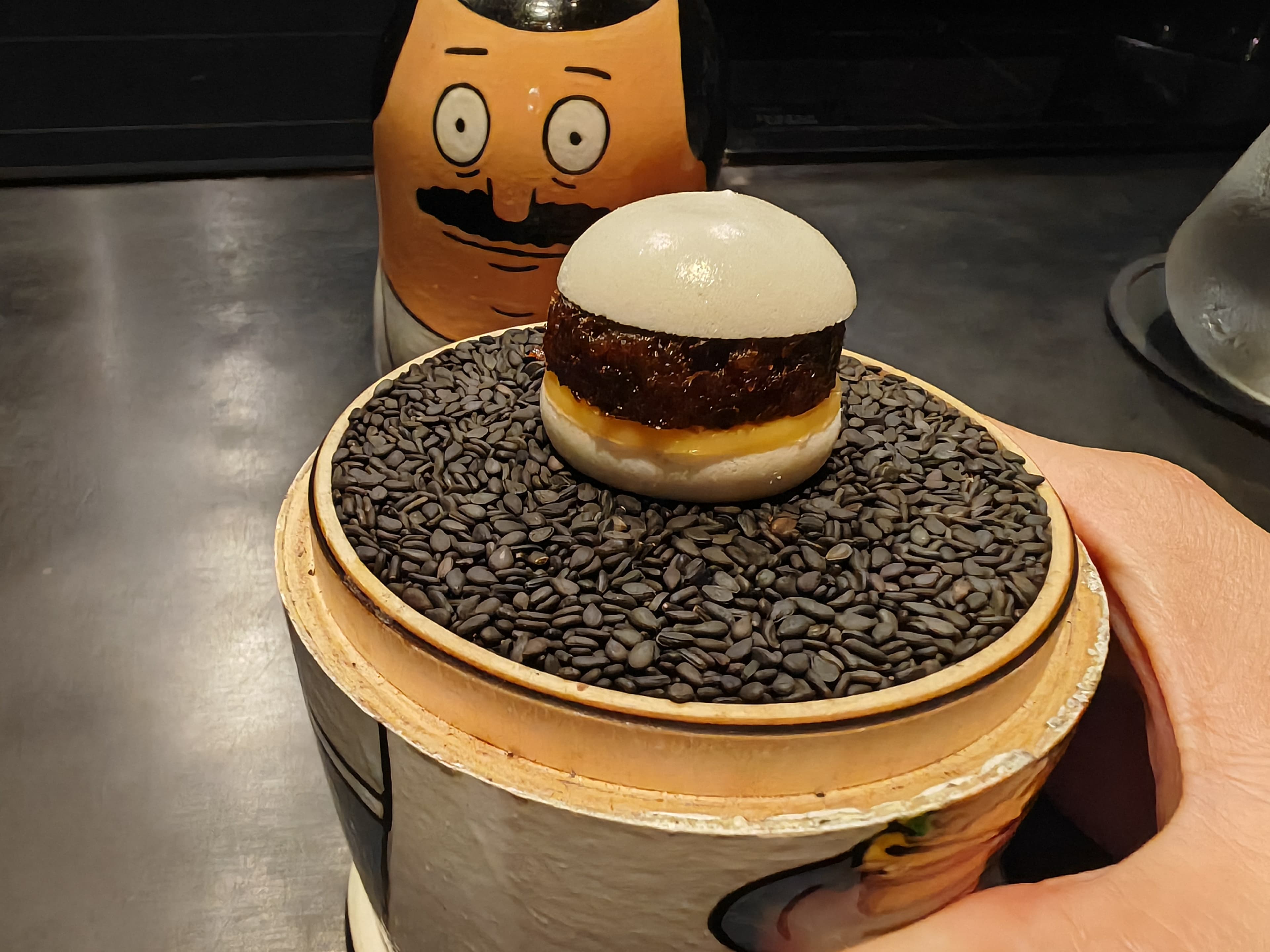 Course 2 — Beef cheek slider on matryoshka