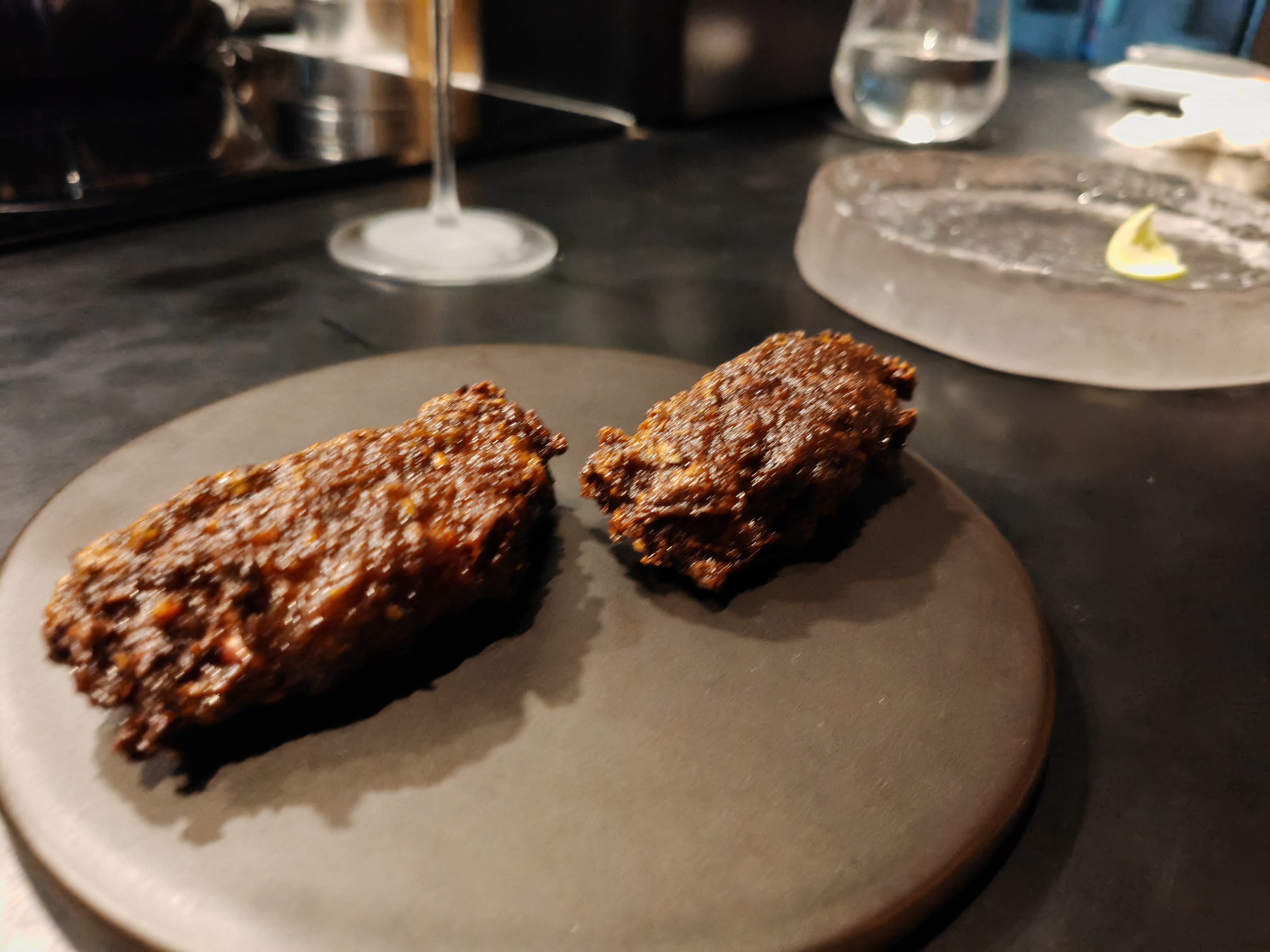 Chicken course — cross-section